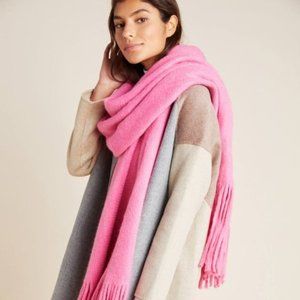 Anthropologie Mimi Fringe Blanket Scarf  (NWT)